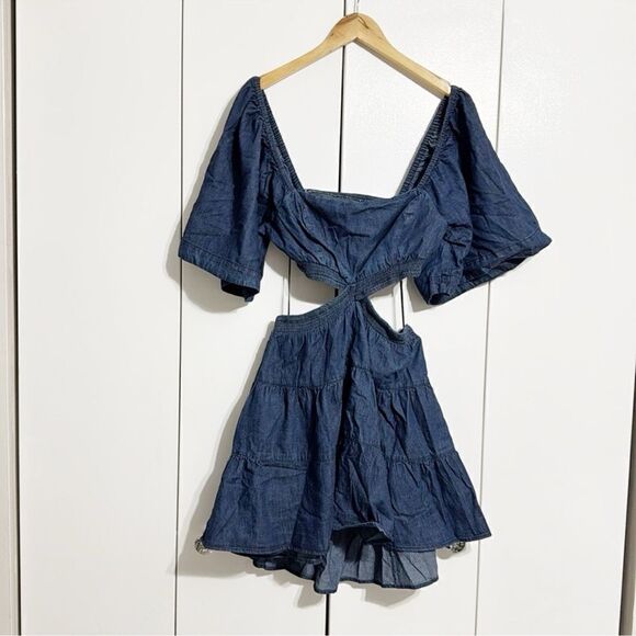 Free People Cross of Sunlight Endless Summer Mini Dress M - Picture 4 of 5